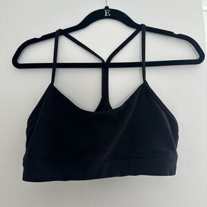 lululemon black flowy bra